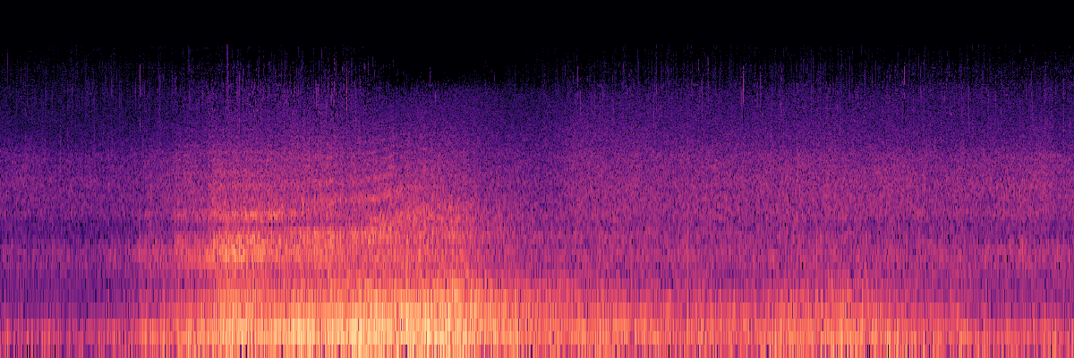 Spectrogram: Avalanche With Bird Song
